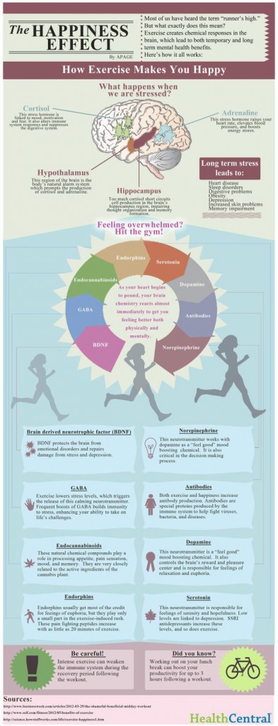 happiness effect effective infographic