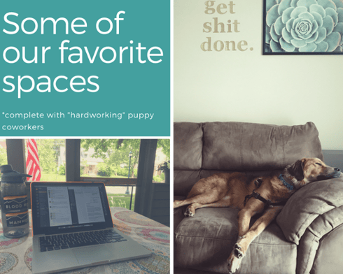 Remote Working - home office examples